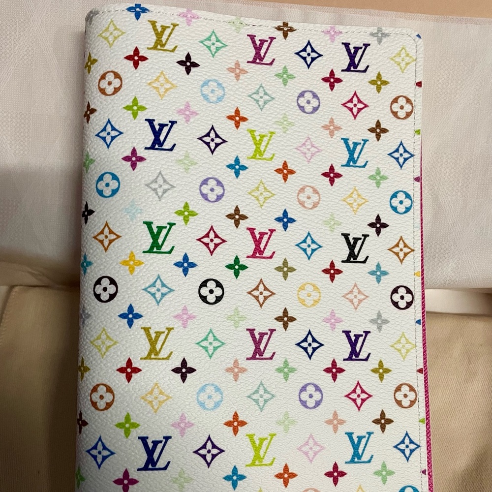 LV x Murakami Monogram Multicolore Emily Notebook Cover MM